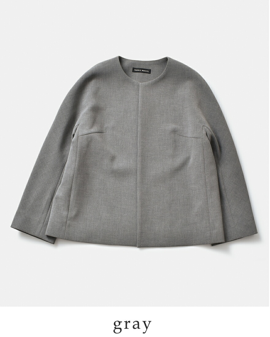 TRAVAIL MANUEL（トラバイユマニュアル） ダブルクロス ノーカラー