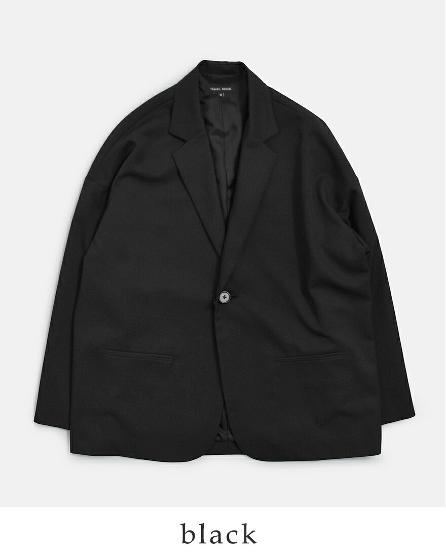TRAVAIL MANUEL トラバイユマニュアル ジャケット Sサイズ 黒 TRAVAIL MANUEL（トラバイユマニュアル） セール【20%OFF】トラバイユ