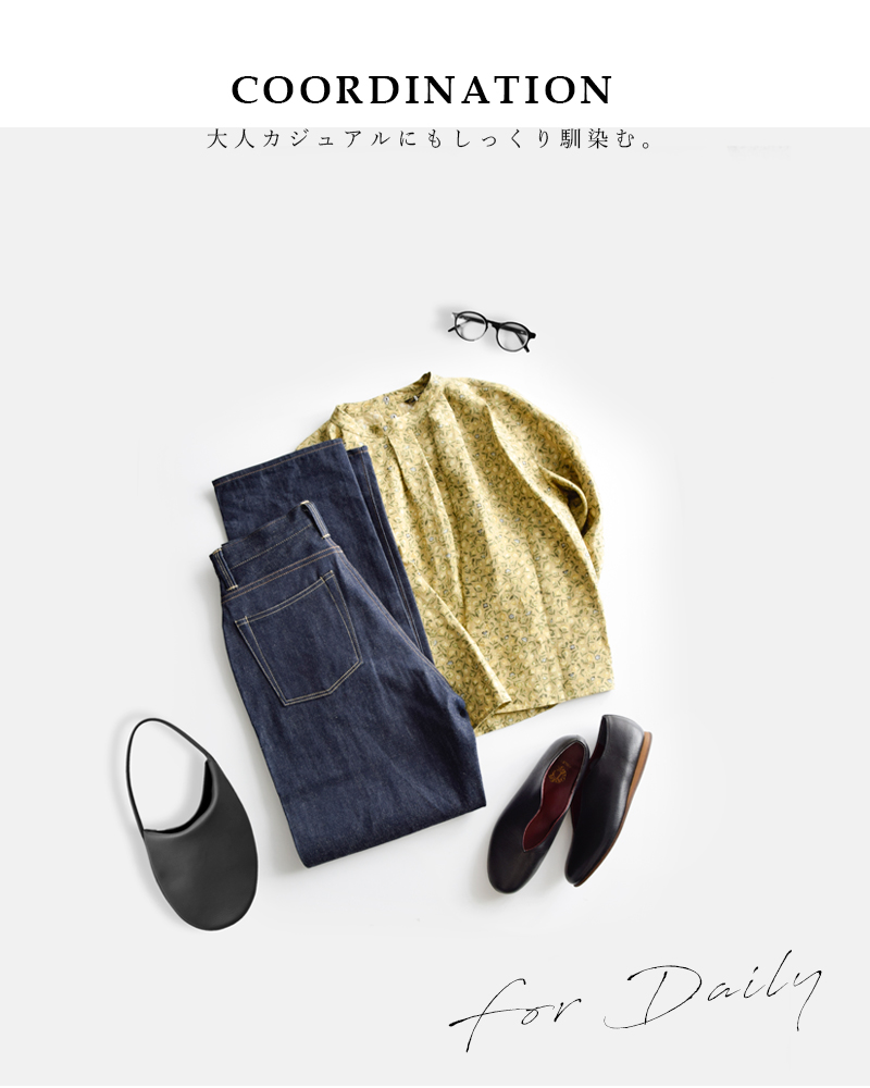 DOUBLETREE(ダブルツリー)アンティーク加工レザーVカットフラットパンプス“GRACE”4039