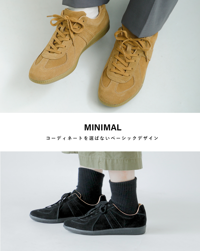 GERMAN TRAINER（ジャーマントレーナー） スエード スニーカー