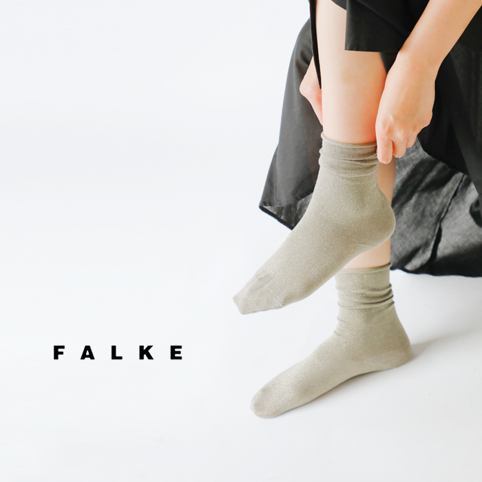 FALKE(ファルケ)ロールカフシャイニーソックス“SHINY”46414