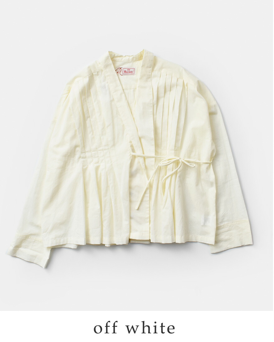 【50%OFF】マオメイド mao made コットン ローン カシュクール オーバー ブラウス 511309 レディース mao made 【50%OFF】マオメイド コットン ローン カシュクール