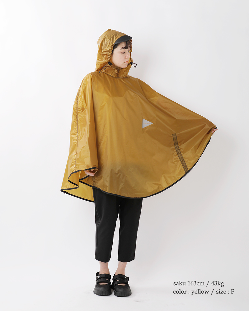 完売 Honnete オネットPoncho オーバーサイズポンチョ 買いました