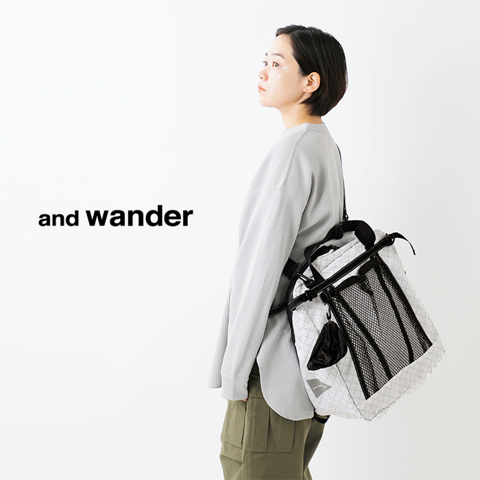 アンドワンダー and wander エコパック 30L 3wayトートバッグ ECOPAK  