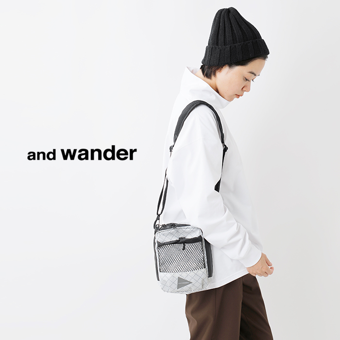 and wander（アンドワンダー） エコパック ショルダーポーチ ECOPAK