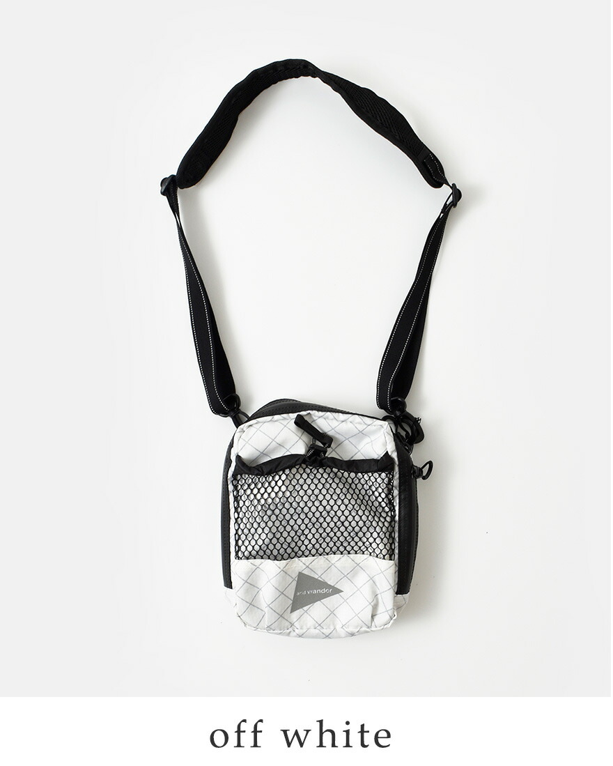 and wander アンドワンダー エコパック ショルダーポーチ ECOPAK