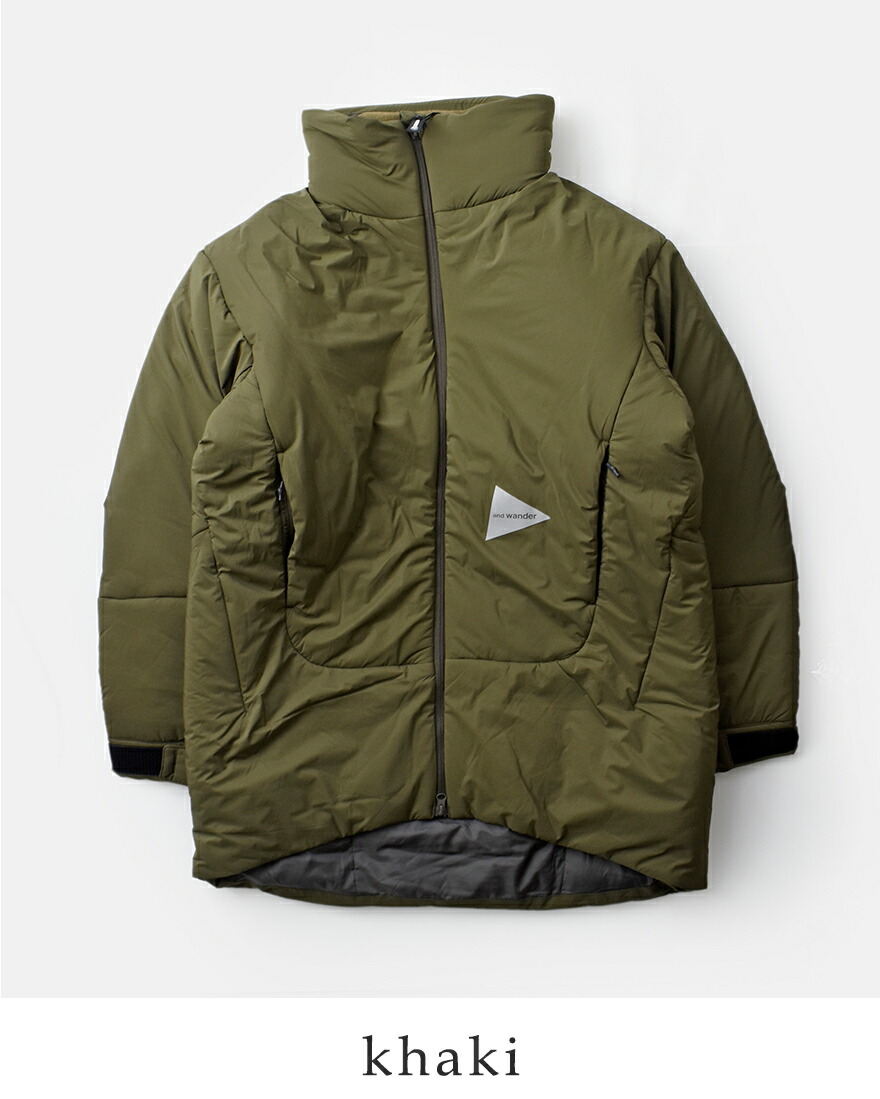 【and wander】top fleece coat / Green and wander（アンドワンダー） トップ フリース コート top fleece
