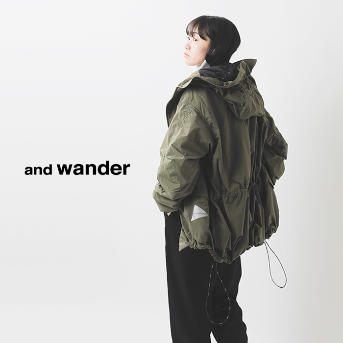 and wander（アンドワンダー） フィッシュテール オクタ コート