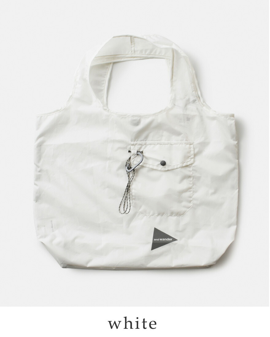 and wander（アンドワンダー） グローサリー ポケット バッグ grocery