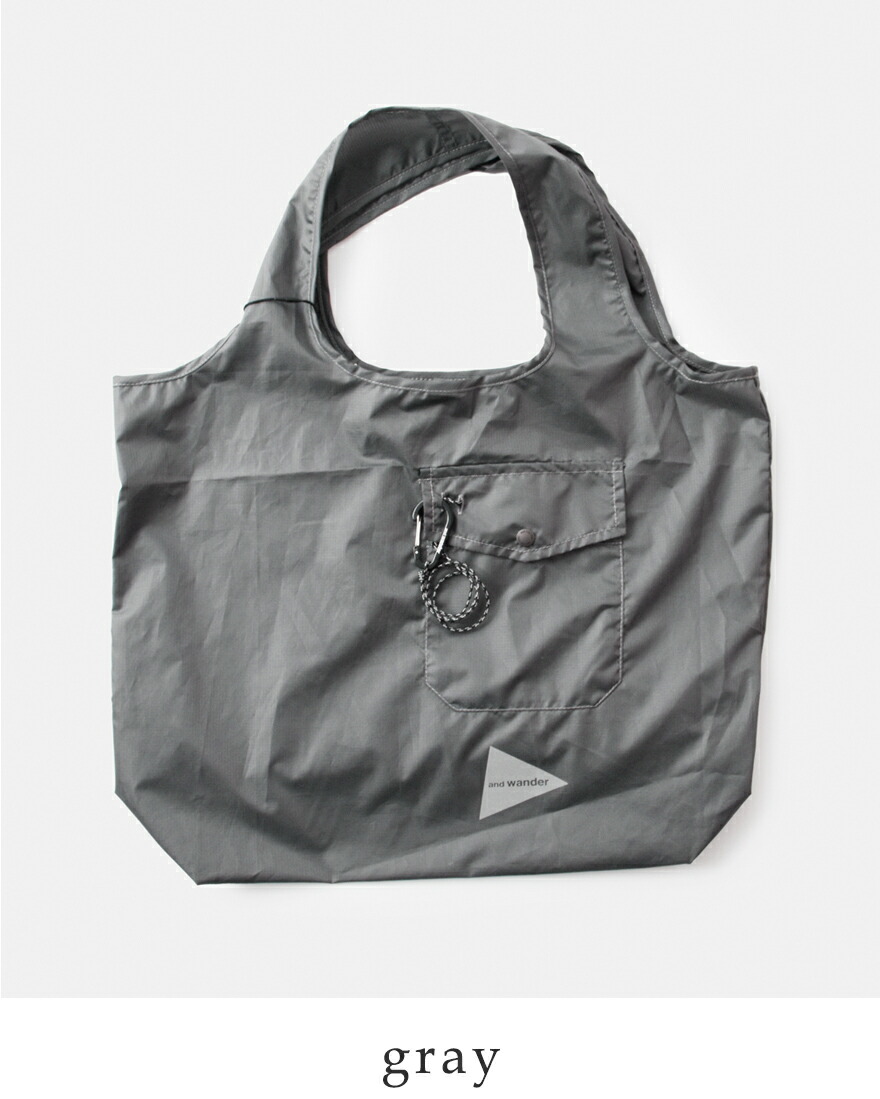 and wander（アンドワンダー） グローサリー ポケット バッグ grocery