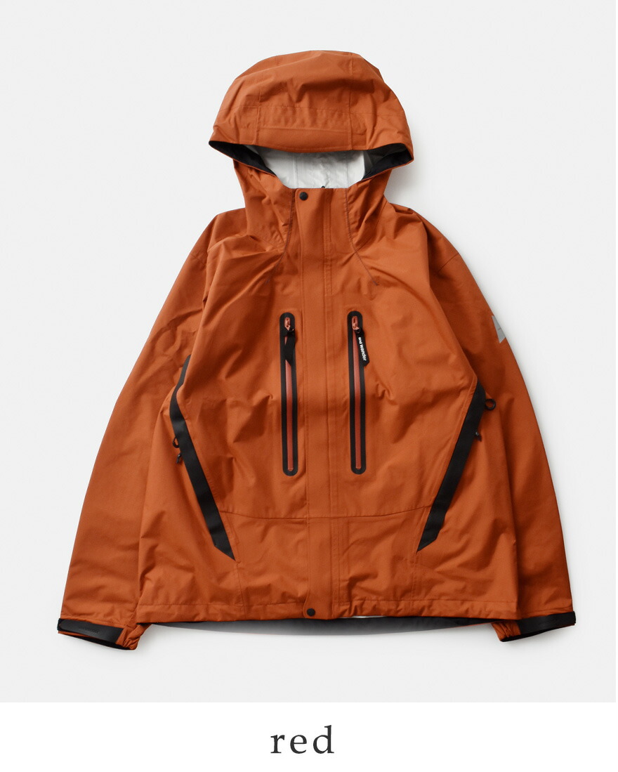 and wander（アンドワンダー） ハイカー レイン ジャケット 2.5L 574