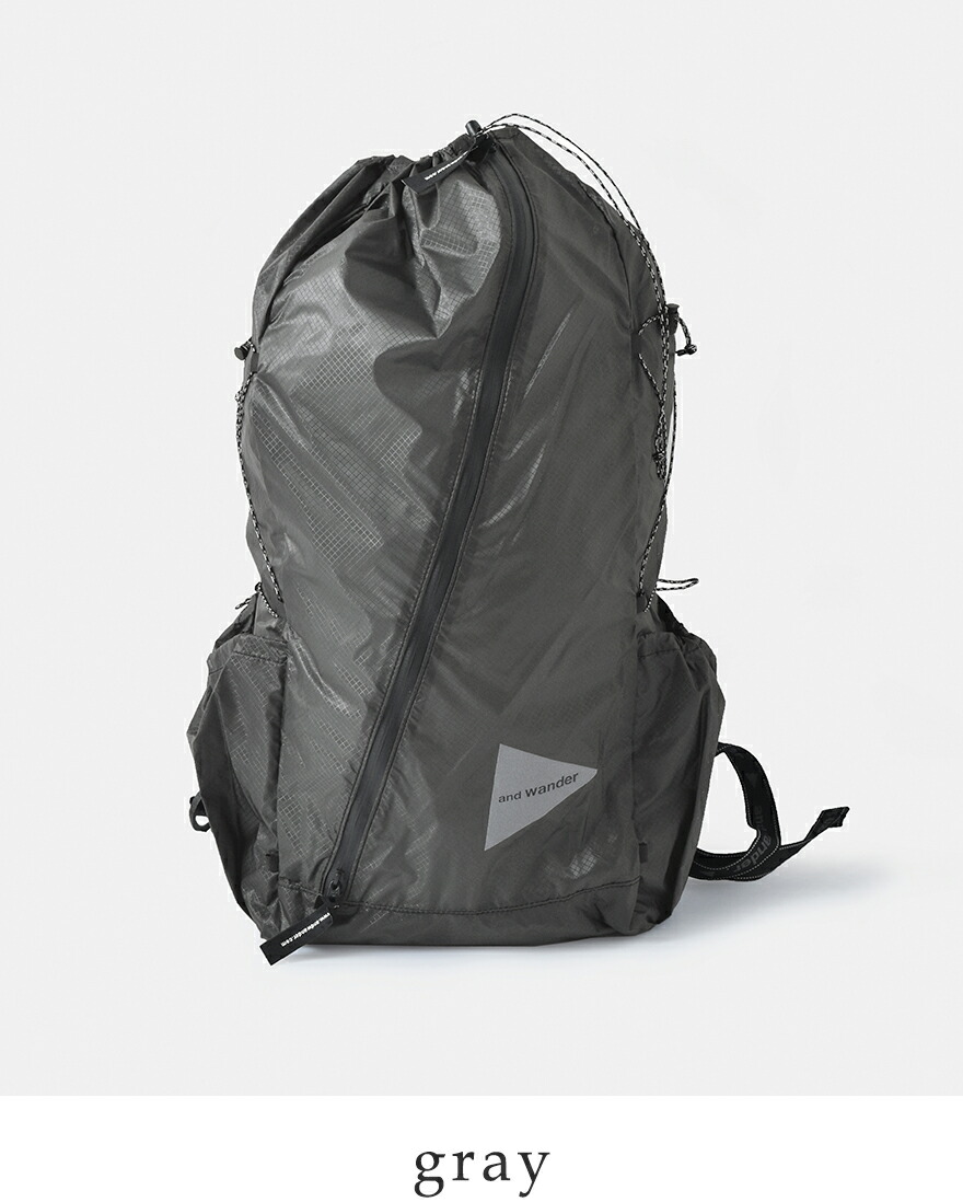 and wander アンドワンダー シル デイパック sil daypack 574-5975211