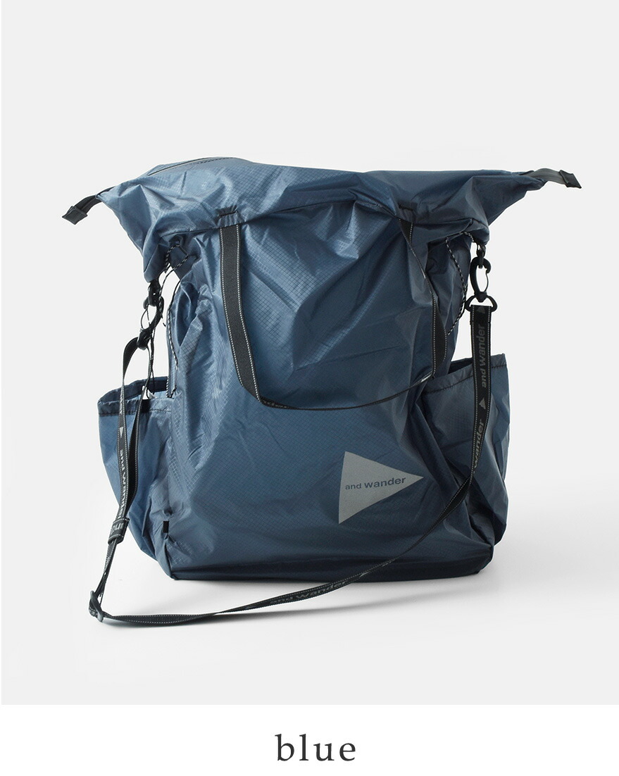 and wander（アンドワンダー） シル トート バッグ sil tote bag 574