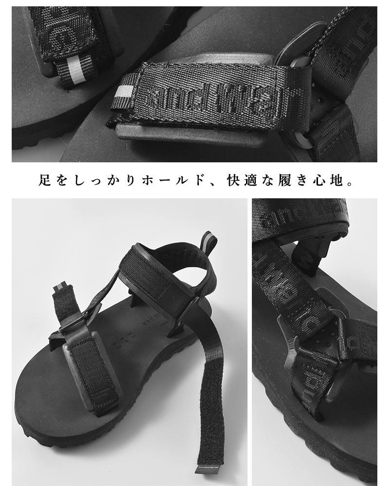and wander アンドワンダー ナイロン ジャガード テープ