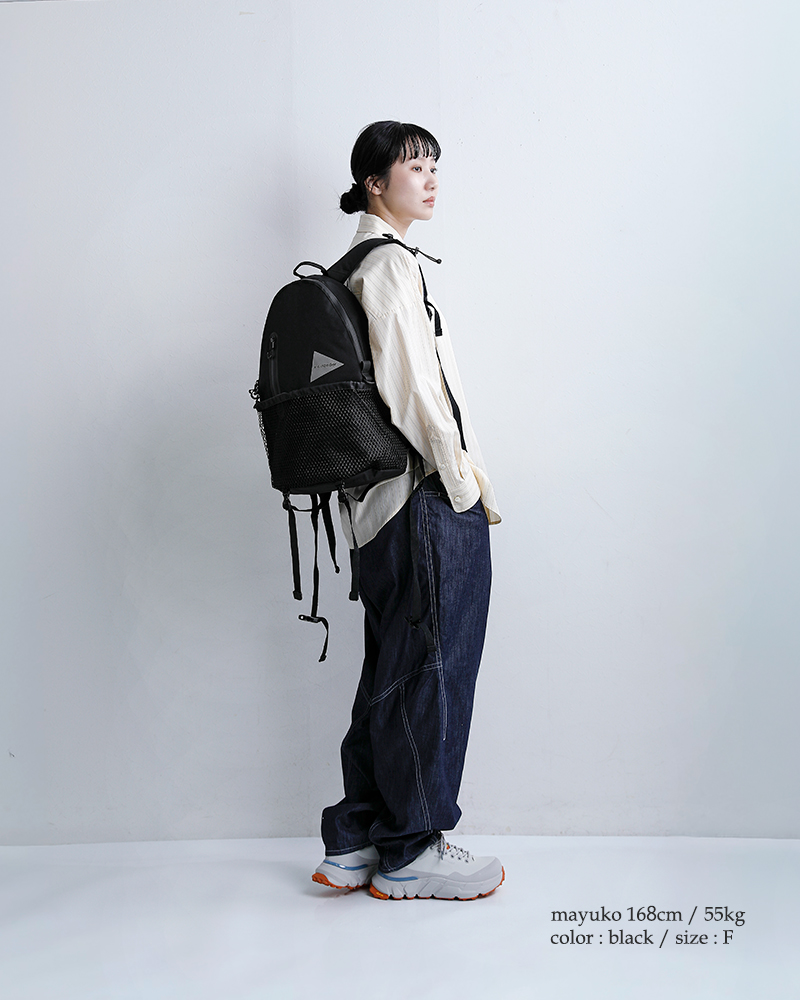 and wander（アンドワンダー） PE CO 20L デイパック リュック バック