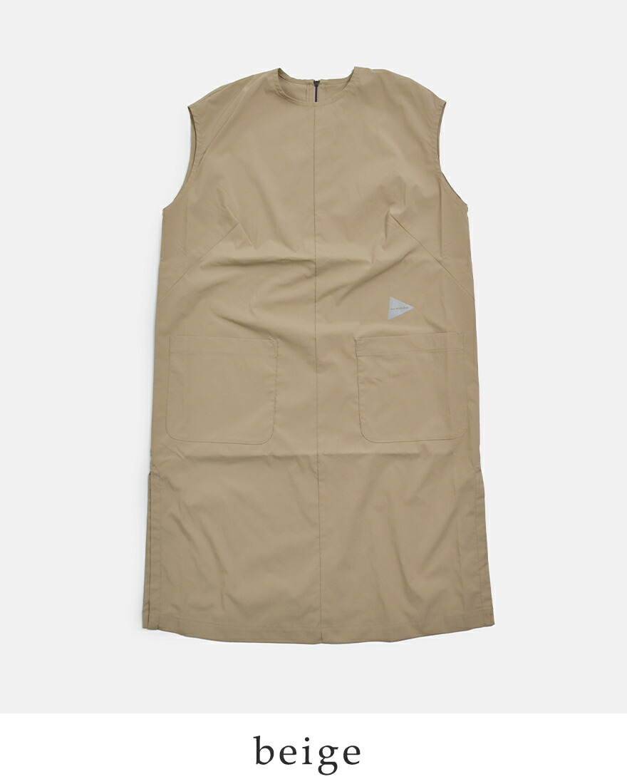 アンドワンダー and wander UVカット ストレッチ ドレス UV cut stretch SS dress 574-6183071 レディース_1