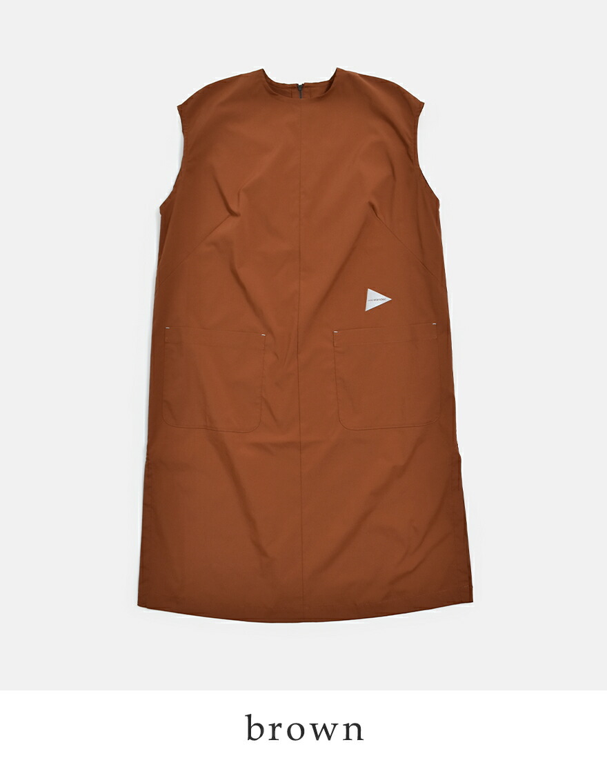 アンドワンダー and wander UVカット ストレッチ ドレス UV cut stretch SS dress 574-6183071 レディース_2