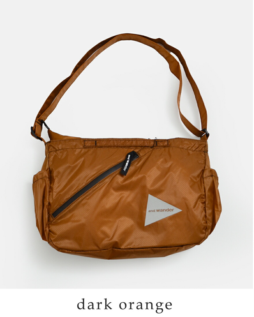 アンドワンダー and wander シル ショルダーバッグ sil shoulder bag 574-6985133 ユニセックス  春夏 2026ss新作の画像