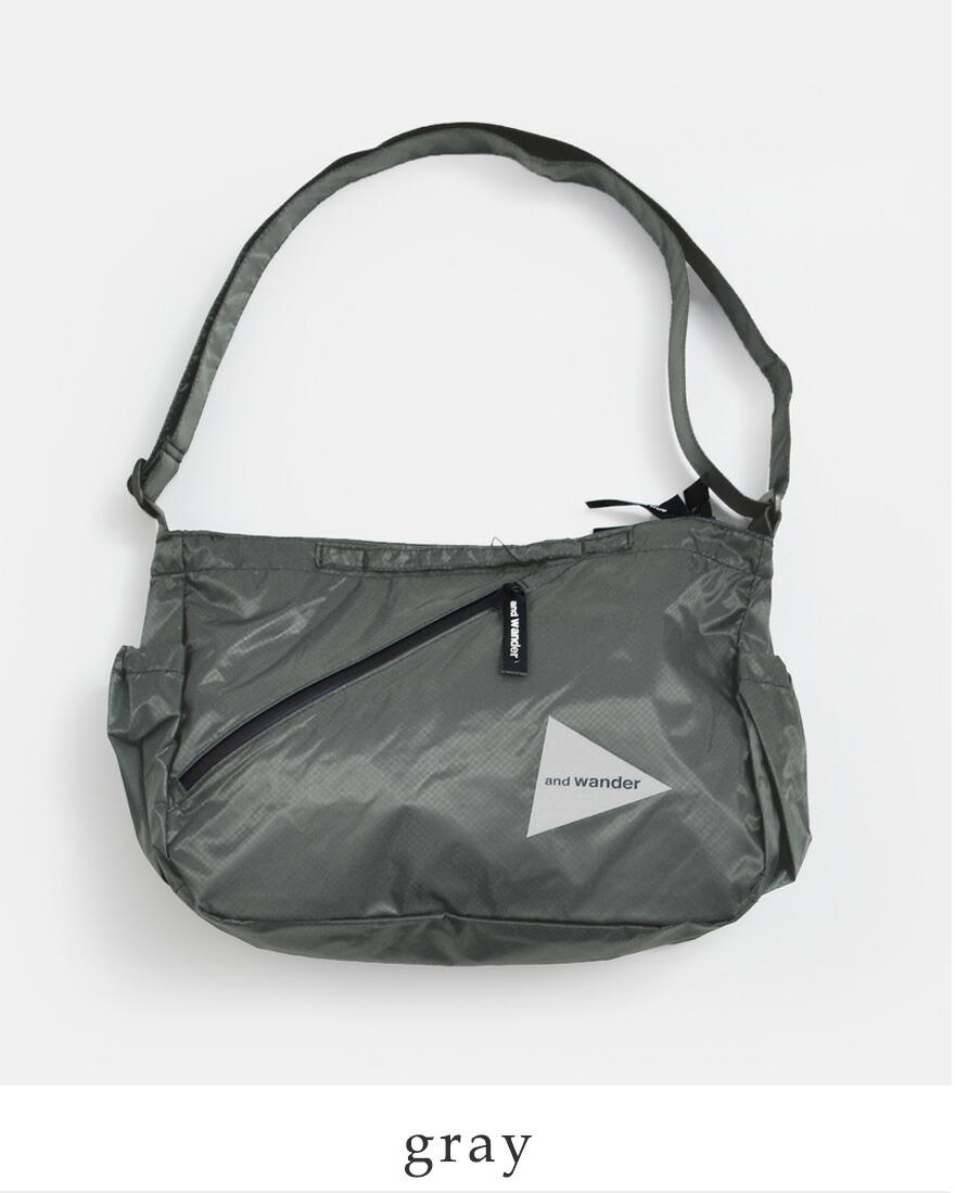アンドワンダー and wander シル ショルダーバッグ sil shoulder bag 574-6985133 ユニセックス  春夏 2026ss新作の画像