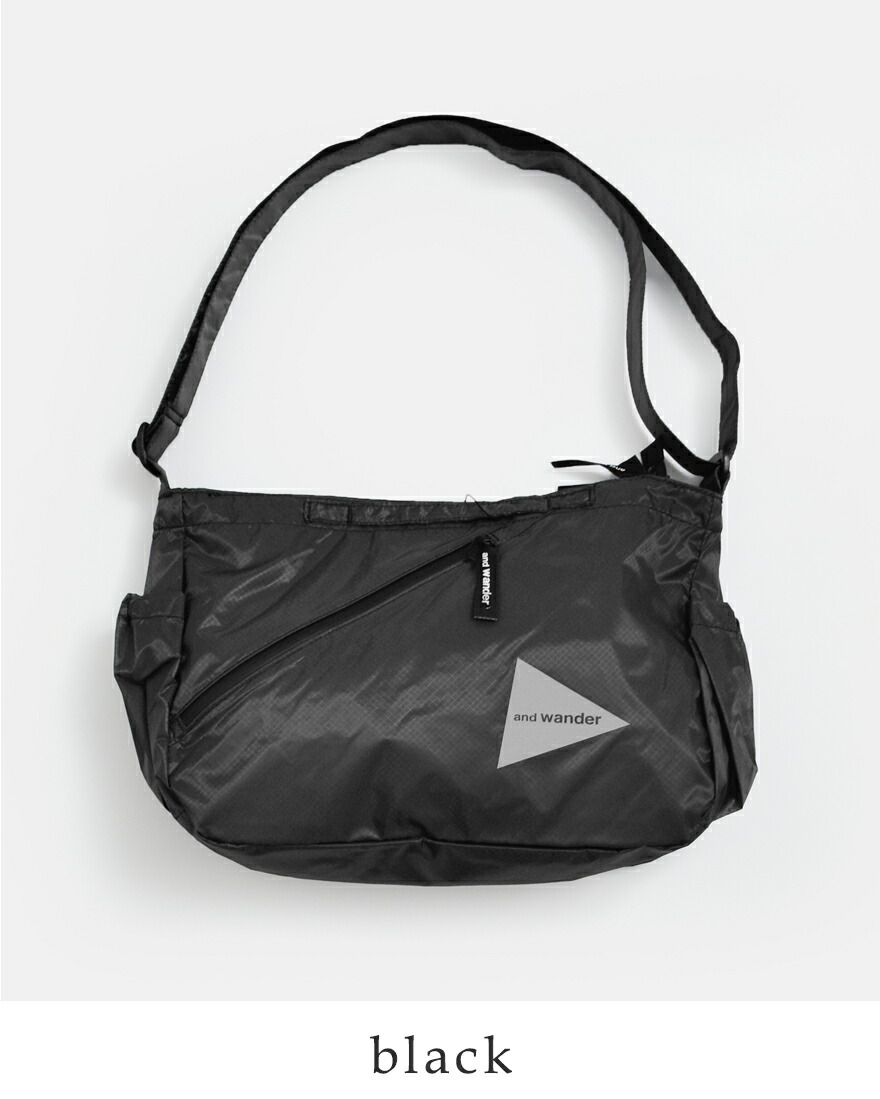アンドワンダー and wander シル ショルダーバッグ sil shoulder bag 574-6985133 ユニセックス  春夏 2026ss新作の画像