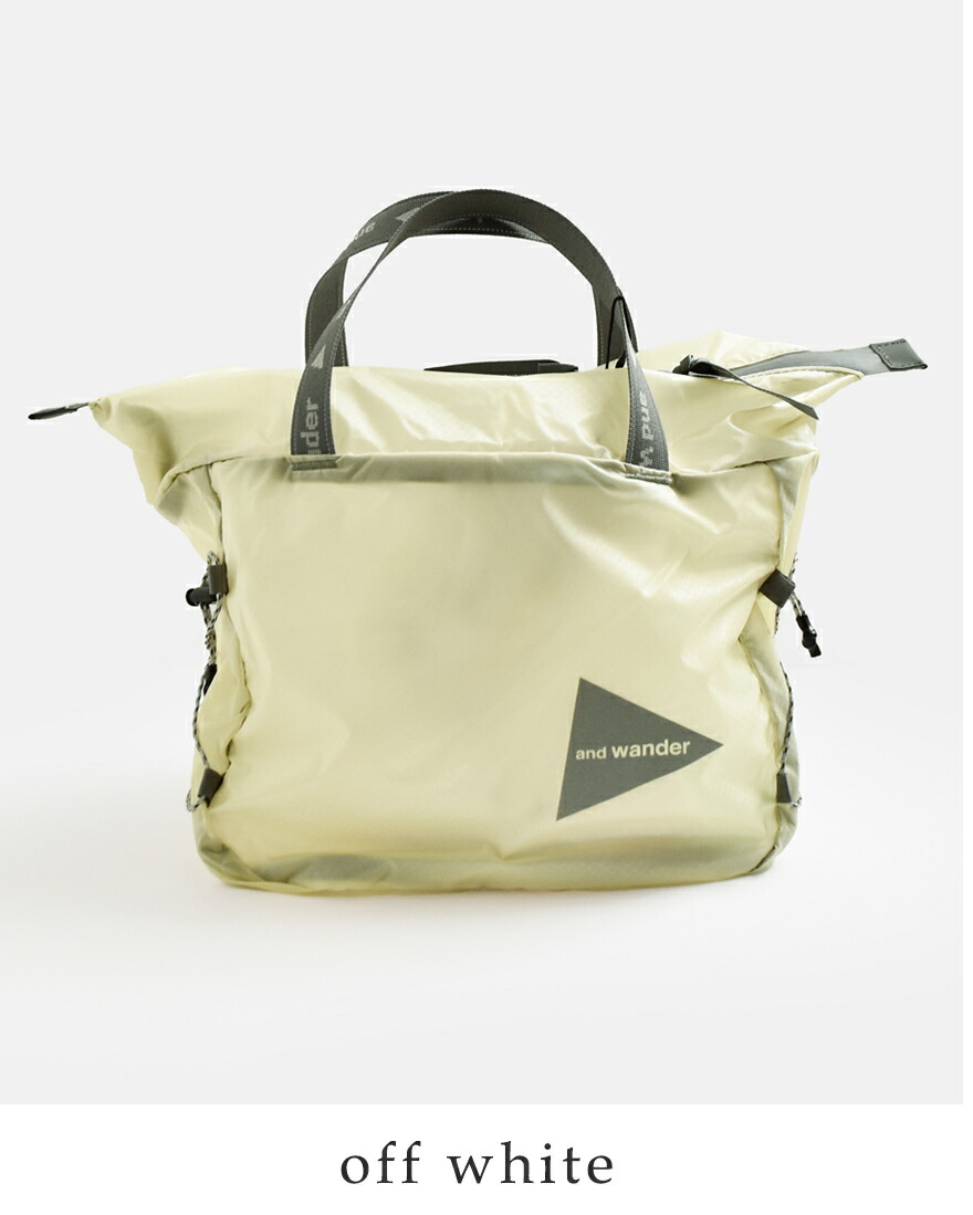 and wander（アンドワンダー） シル ミニトートバッグ sil mini tote