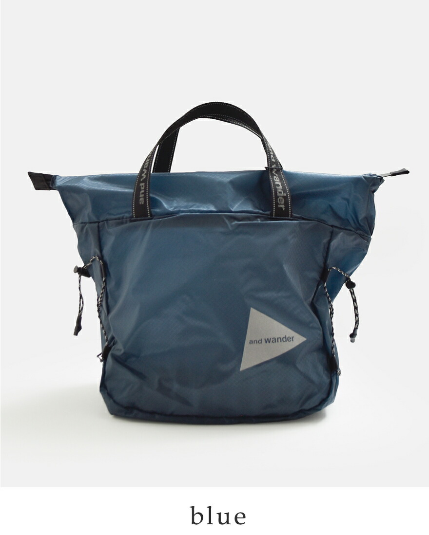 and wander（アンドワンダー） シル ミニトートバッグ sil mini tote