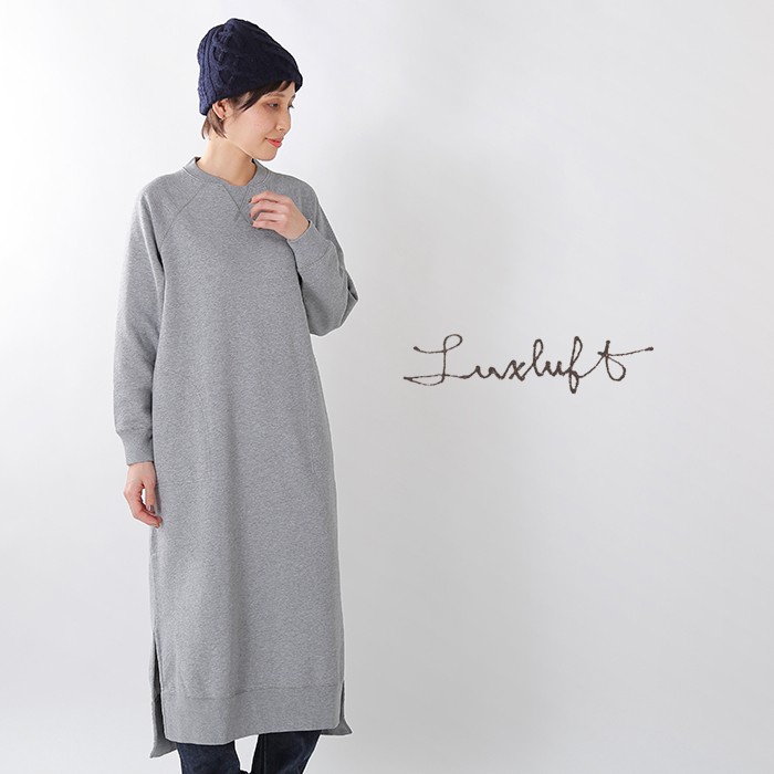 Luxluft ルクスルフト トンプキン裏毛マキシワンピース 591 Aranciato 通販 Paypayモール