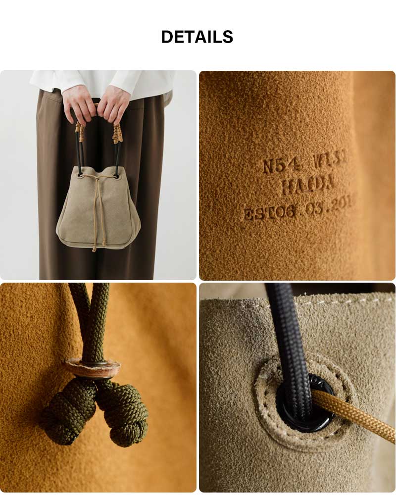 HAIDAスエード 2way トートバッグ “TANKER S” 5c-995047