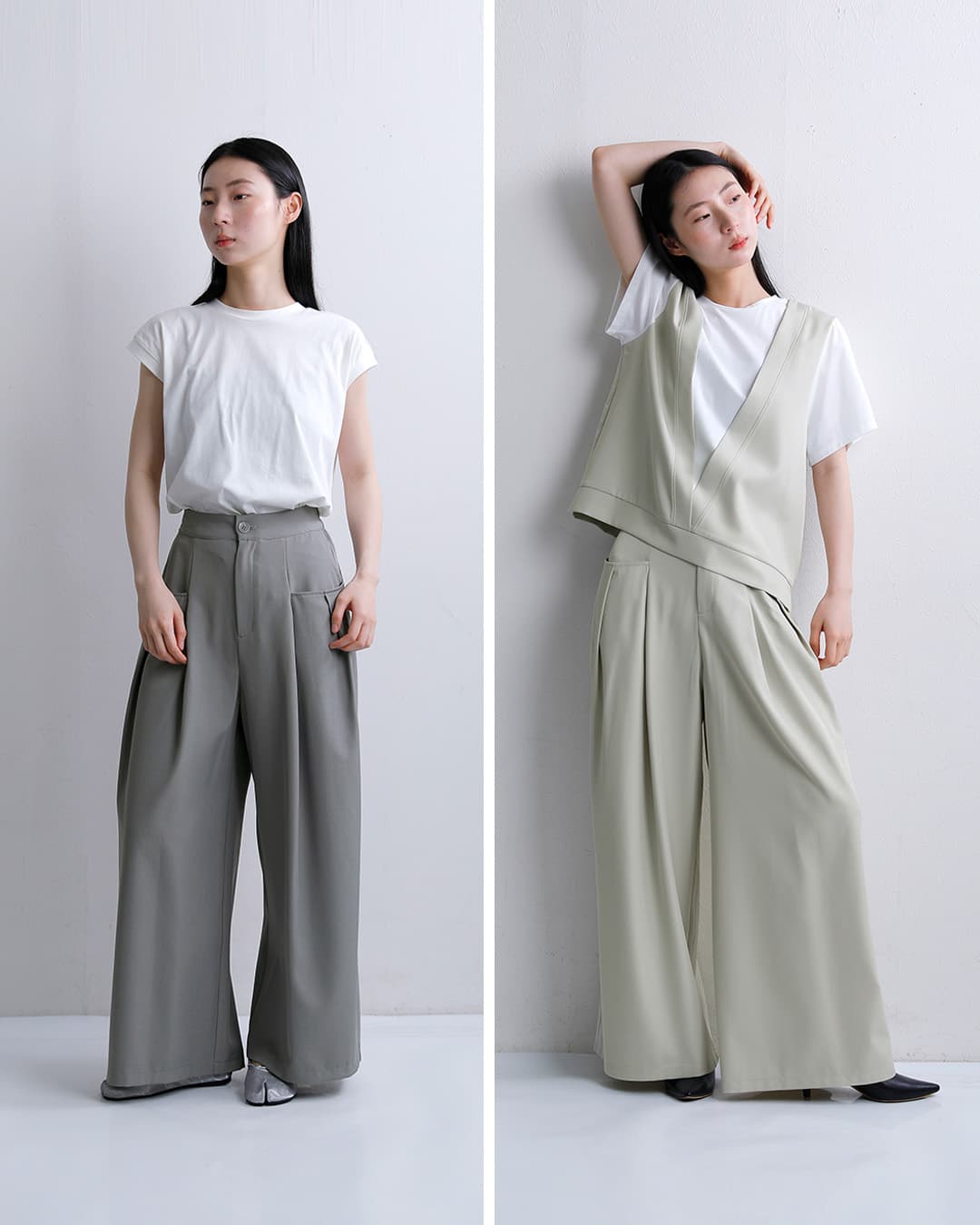 CYAN TOKYO（シアントーキョー） CYAN TOKYO Wタック ストレッチ