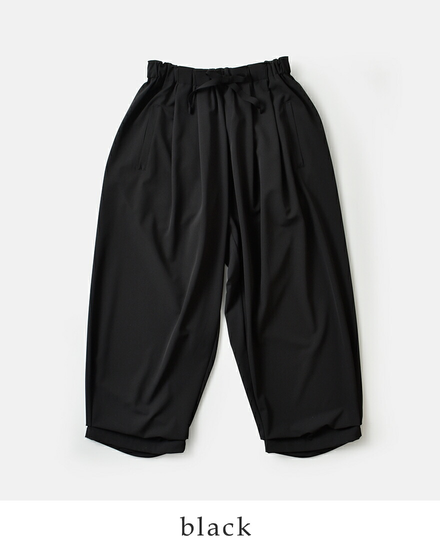 コグザビッグスモーク COGTHEBIGSMOKE 接触冷感 ツーウェイストレッチパンツ NIRVANA TUCKED HEM TROUSERS 14602-246-1414-1 春夏 2026ss新作の画像