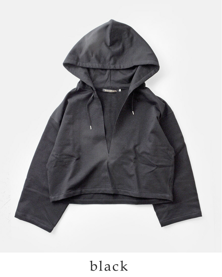 【40%OFF】ハバーサック HAVERSACK コットン ハイゲージ 裏毛 フーデット パーカー 612520 レディース HAVERSACK 【40%OFF】ハバーサック コットン ハイゲージ 裏毛