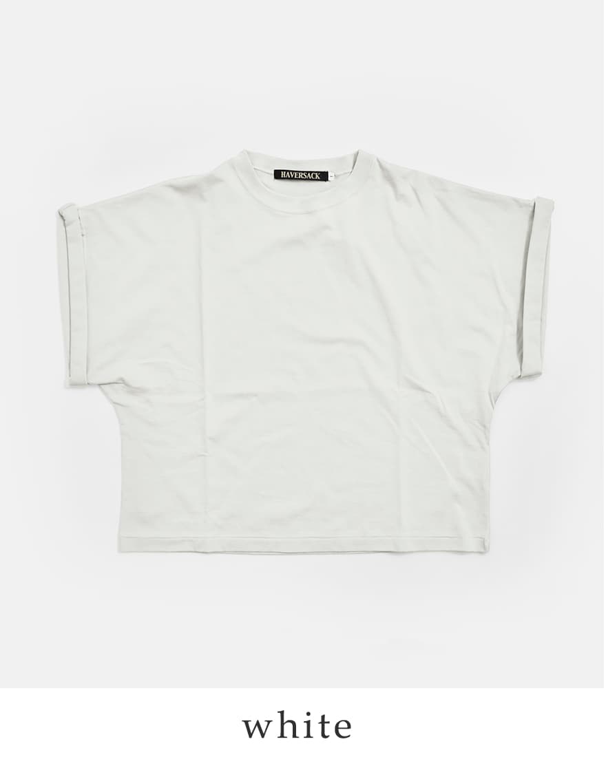 SAC ハバーサック HAVERSACK コットンサイロ天竺 クルーネック Tシャツ