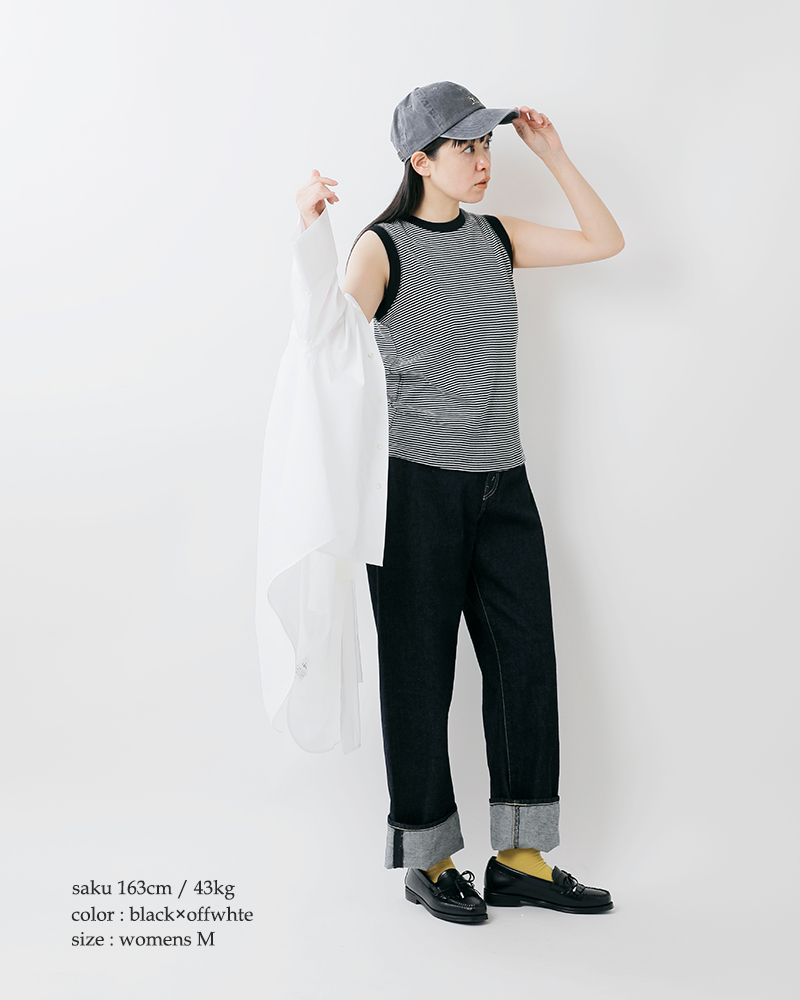 Healthknit(ヘルスニット)ベーシックワッフルスリーブレスプルオーバー619