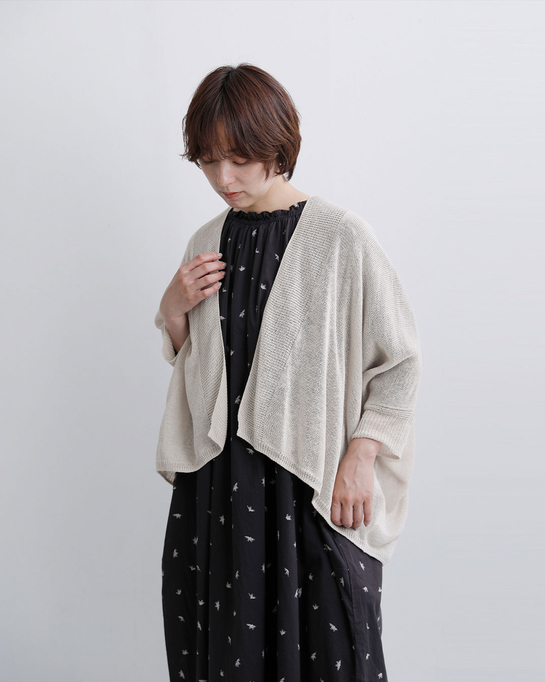 mao made（マオメイド） mao made GIMA コットン カーディガン 621114