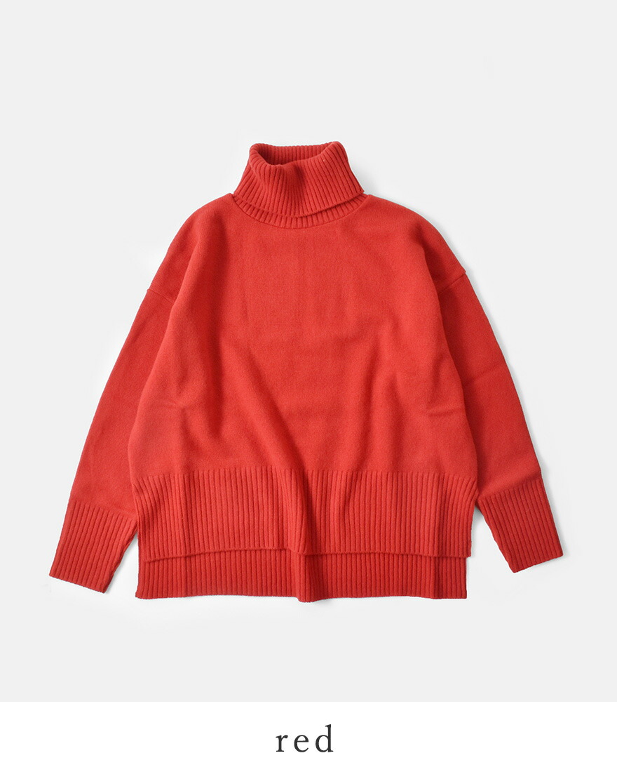 NARU（ナル） タスマニアラム コモドニット タートルネック プル