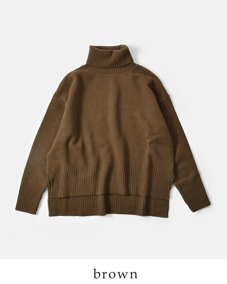 NARU（ナル） タスマニアラム コモドニット タートルネック プル