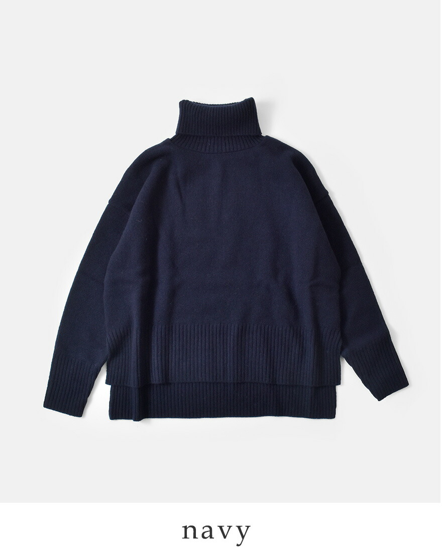 NARU（ナル） タスマニアラム コモドニット タートルネック プル