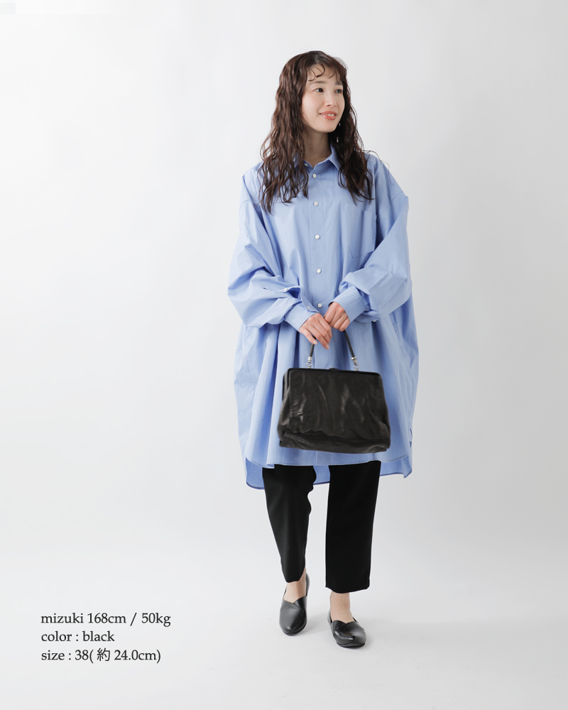 yuko imanishi +（ユウコイマニシプラス） ゴートレザー ポインテッド
