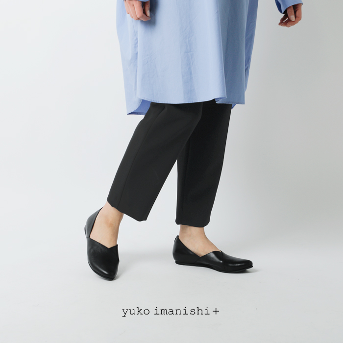 yuko imanishi +（ユウコイマニシプラス） ゴートレザー ポインテッド