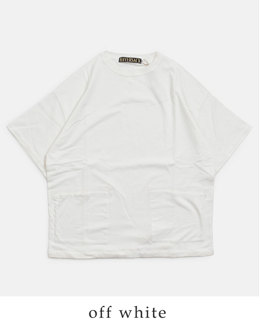 ハバーサック HAVERSACK コットンヘンプ天竺 ルーズフィット Tシャツ 812625  春夏 2026ss新作の画像