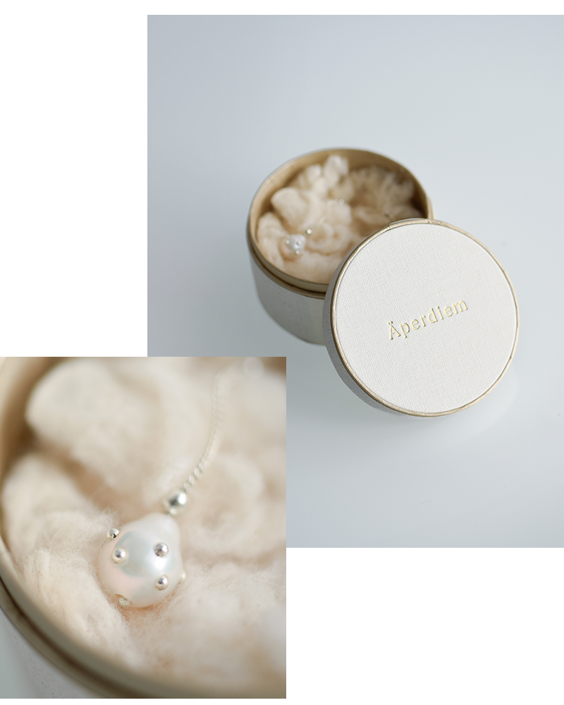 チェーン アペルディエム Aperdiem ペイル ドロップ イヤーカフ 片耳用