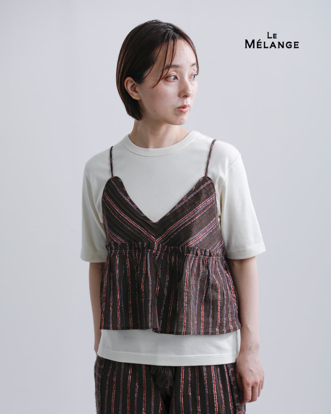 Le Melange（ル・メランジュ） ル メランジュ 先染めコットンラメ