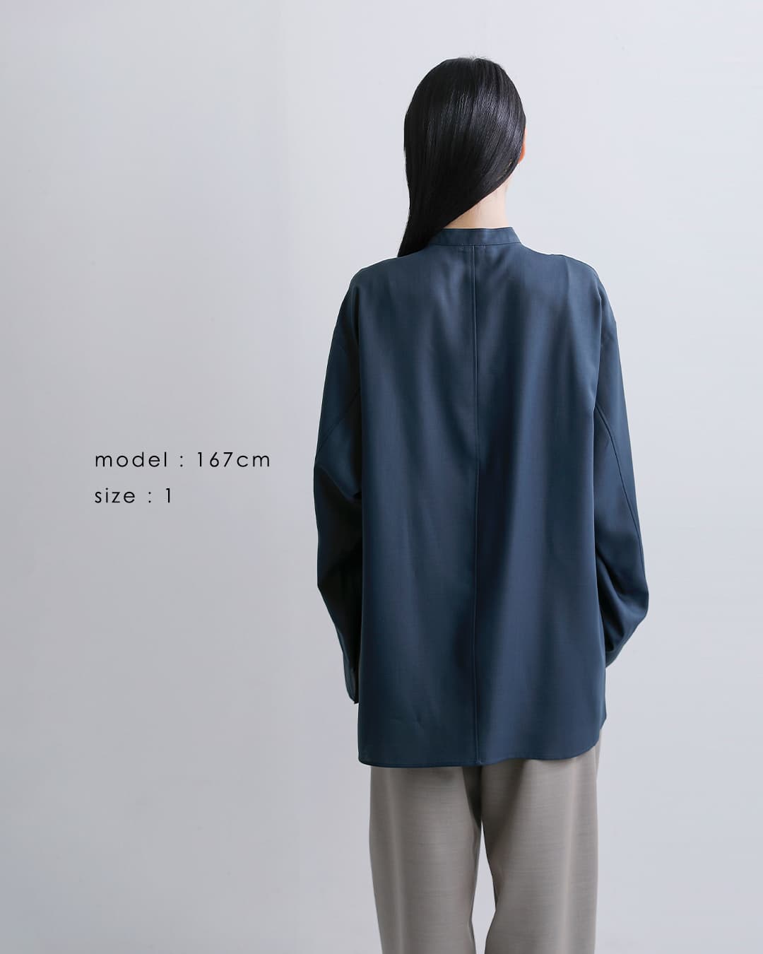 LOEFF（ロエフ） ヘンリーネック ロングスリーブ シャツ 8811-2-000006