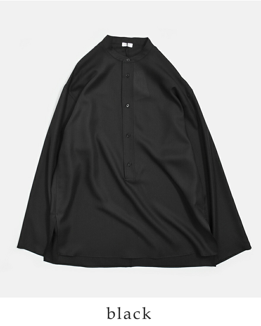 LOEFF（ロエフ） ヘンリーネック ロングスリーブ シャツ 8811-2-000006
