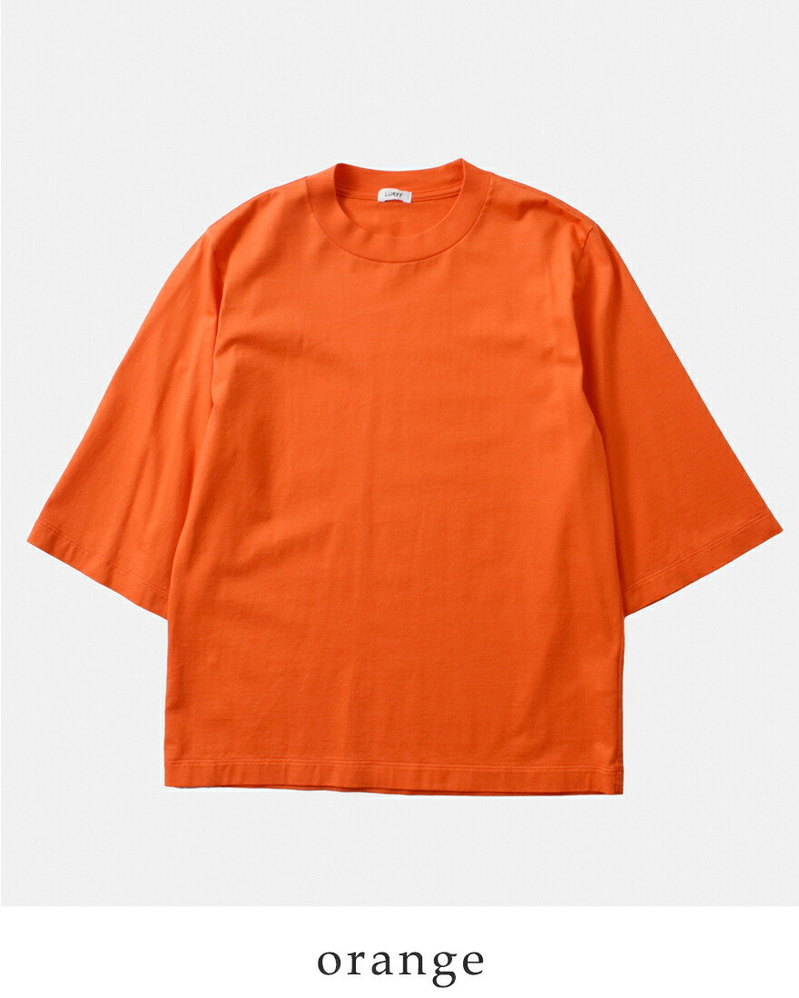 【30%OFF】ロエフ LOEFF スビンコットン 天竺 5分袖 クルーネック Tシャツ 8817-699-0052 レディース LOEFF｜スビンコットン 天竺 5分袖 クルーネック Tシャツ 8817
