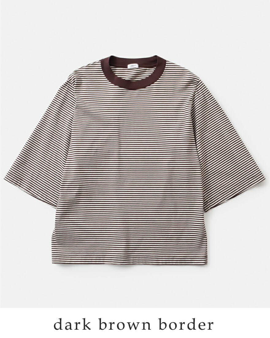 【30%OFF】ロエフ LOEFF スビンコットン 天竺 5分袖 クルーネック Tシャツ 8817-699-0052 レディース 楽天市場】【30%OFF】LOEFF ロエフ スビンコットン 天竺 5分袖
