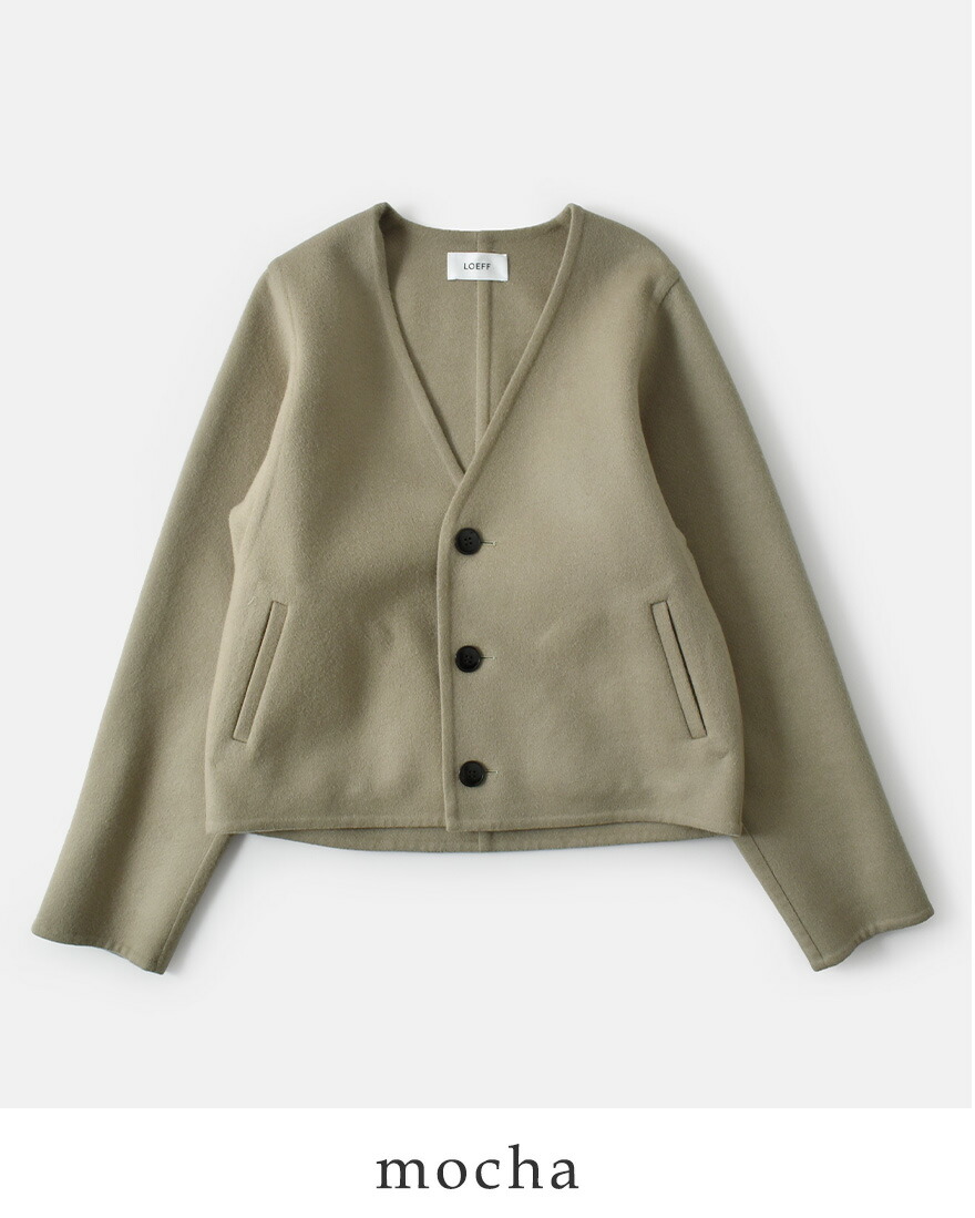 LOEFF（ロエフ） セール【50%OFF】ロエフ ウール カシミヤ Vネック