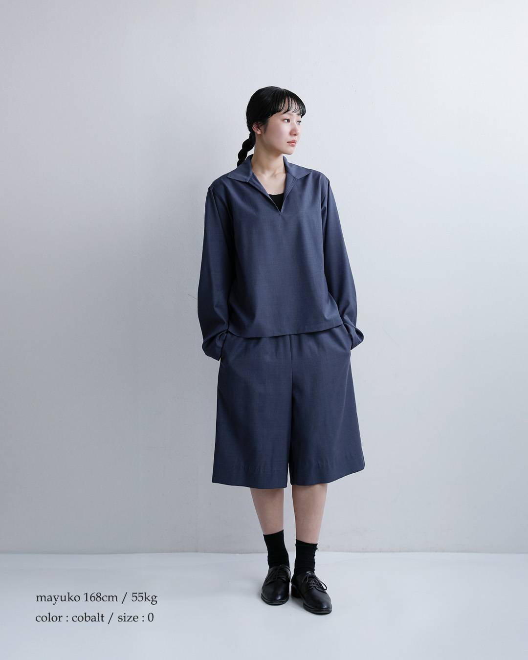 LOEFF（ロエフ） ウールトロ スキッパーシャツ 8881-2-000004 