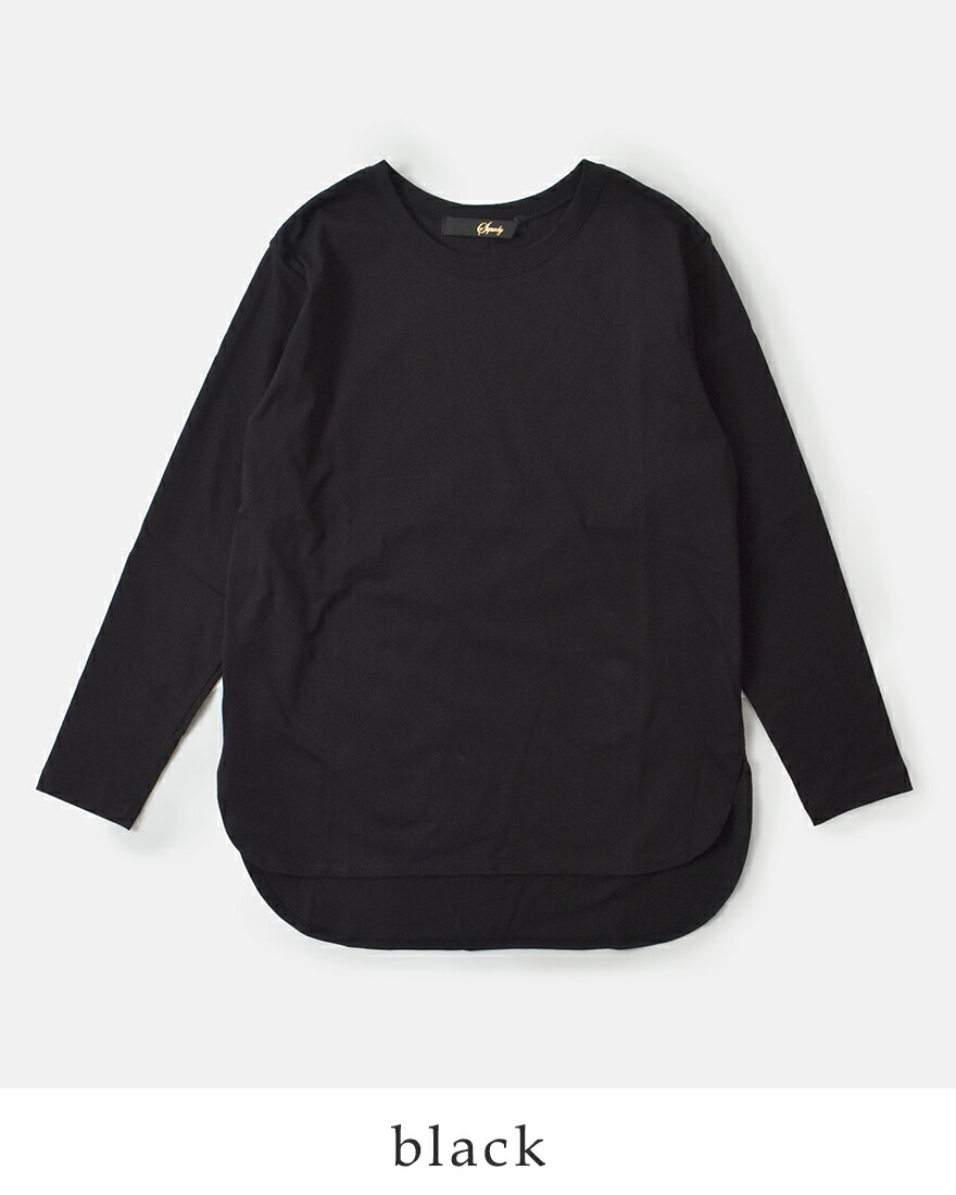 squady（スカディ） コットン天竺 長袖 Tシャツ 903-5810 レディース