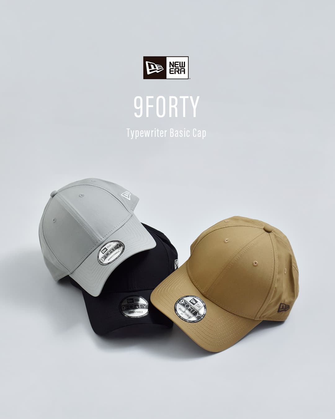 【即購入OK】New Era デコキャップ9FORTY ニューエラ NEW ERA（ニューエラ） NEW ERA 9FORTY タイプライター ベーシック